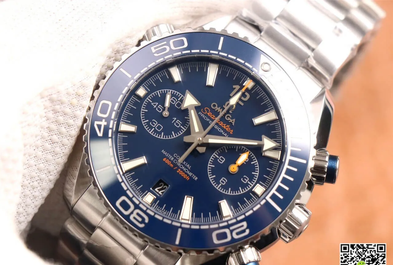 Omega Seamaster 215.30.46.51.03.001 OM Factory 1:1 Best Edition Replica Watch V3 Blue Bezel